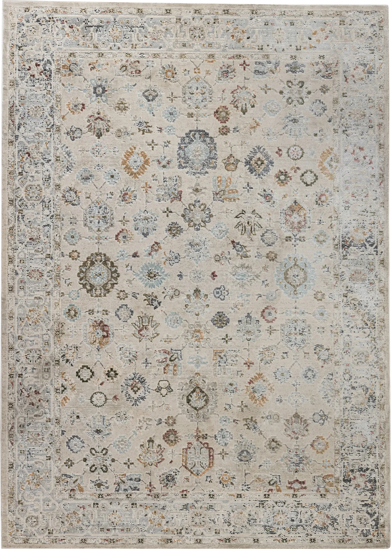 Dewmire Ivory 5'3 x 7'10 Rug - Image 1