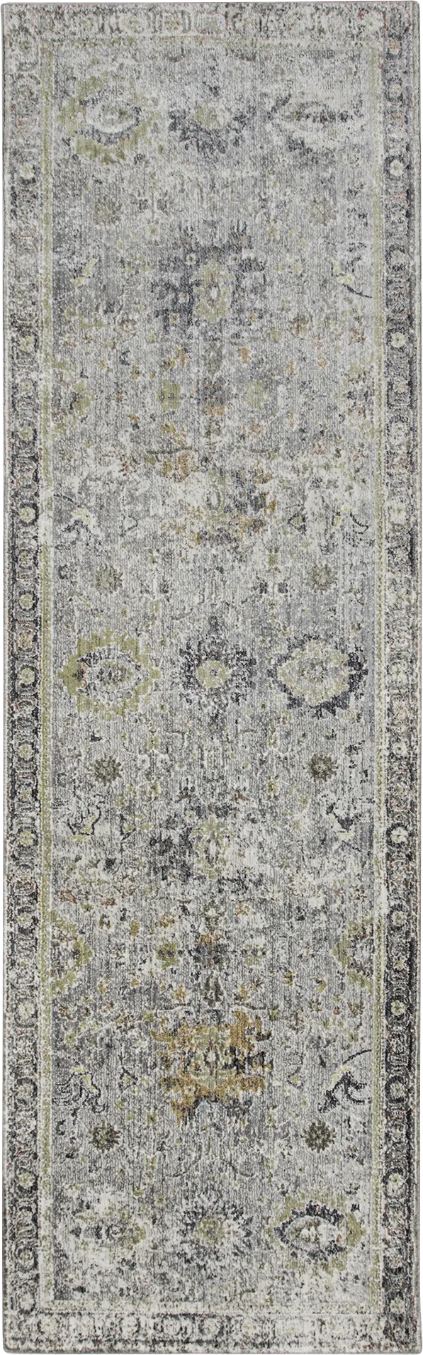 Blueriver Charcoal 2'6 x 7'10 Runner Rug - Image 1