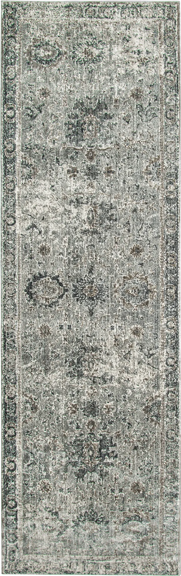 Blueriver Gray 2'6 x 7'10 Runner Rug - Thumbnail - Image 1
