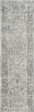 Wishborne Silver 2'6 x 7'10 Runner Rug