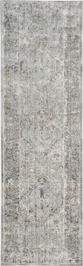 Wishborne Silver 2'6 x 7'10 Runner Rug