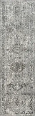 Wulworth Gray 2'6 x 7'10 Runner Rug