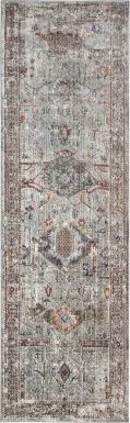 Santhope Red 2'6 x 7'10 Runner Rug
