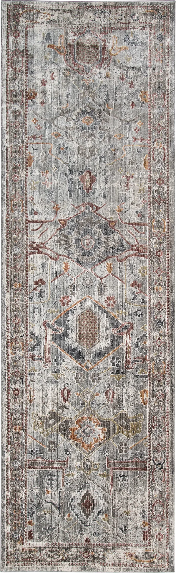 Santhope Red 2'6 x 7'10 Runner Rug - Image 1