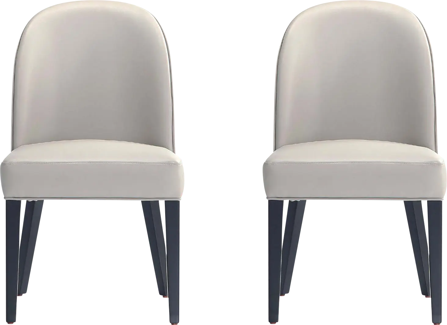 Wennes Light Gray Dining Chair, Set of 2
