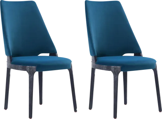 Kingery Blue Dining Chair, Set of 2