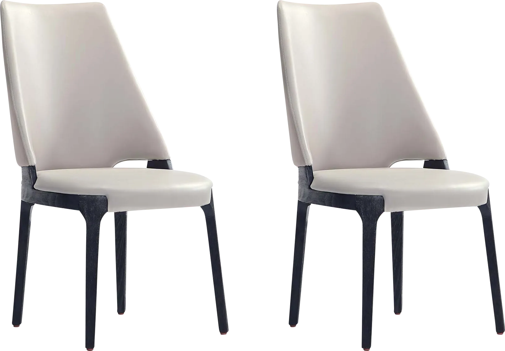 Kingery Light Gray Dining Chair, Set of 2 - Thumbnail - Image 1
