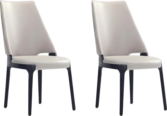 Kingery Light Gray Dining Chair, Set of 2