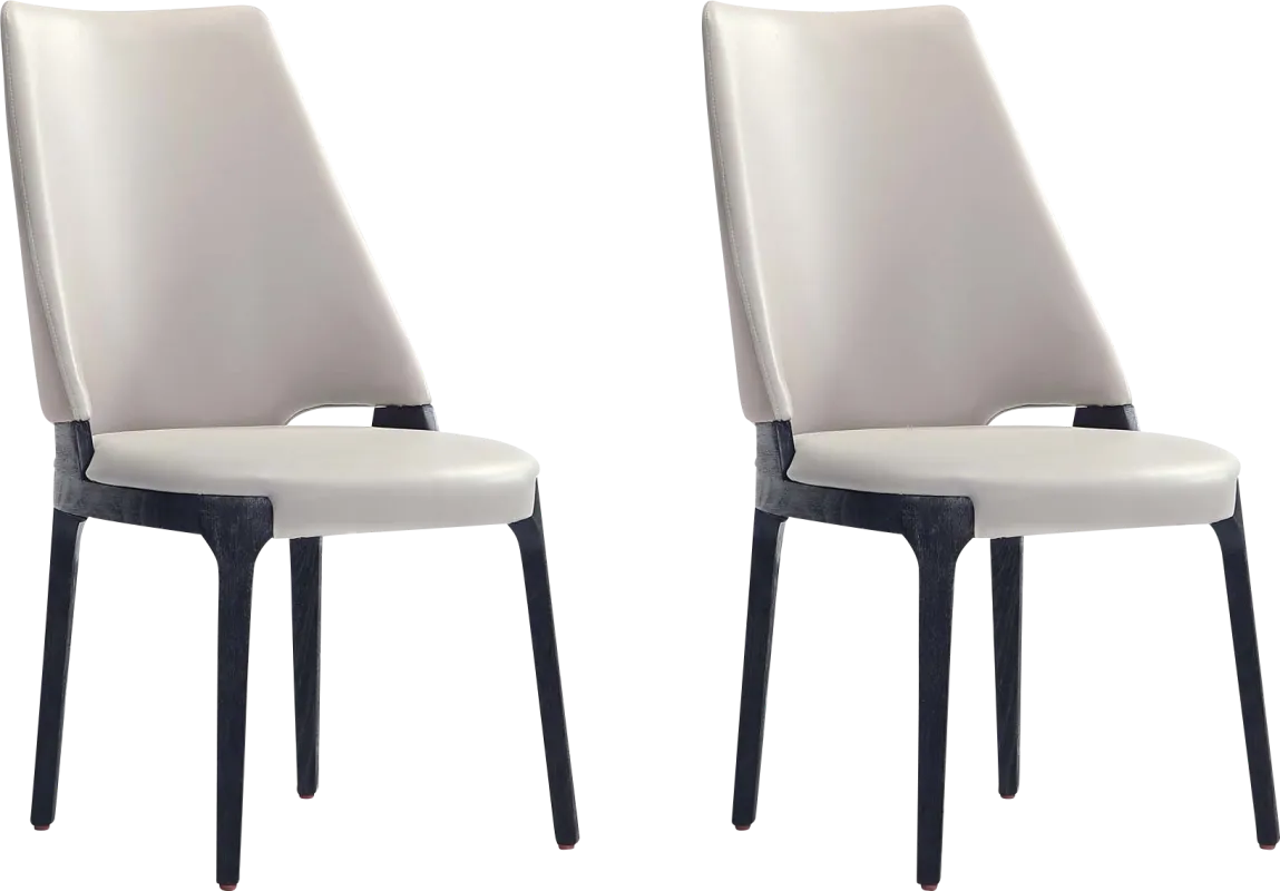 Kingery Light Gray Dining Chair, Set of 2