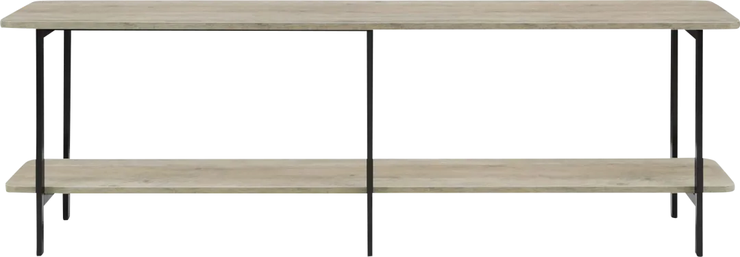 Aardvark Walk Gray 71 in. Console