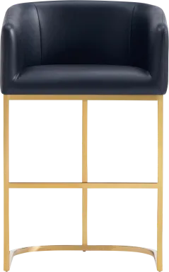 Kimron Black Counter Stool