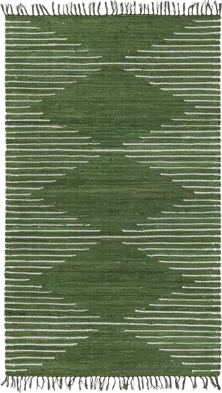 Damone Green 5'1 x 8' Rug