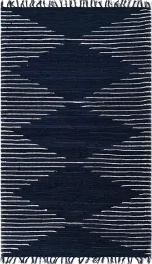 Damone Navy 5'1 x 8' Rug