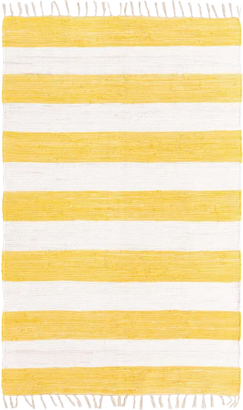 Reshay Yellow 5'1 x 8' Rug