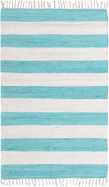 Reshay Turquoise 5'1 x 8' Rug