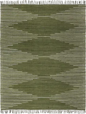 Damone Green 10' x 14'1 Rug