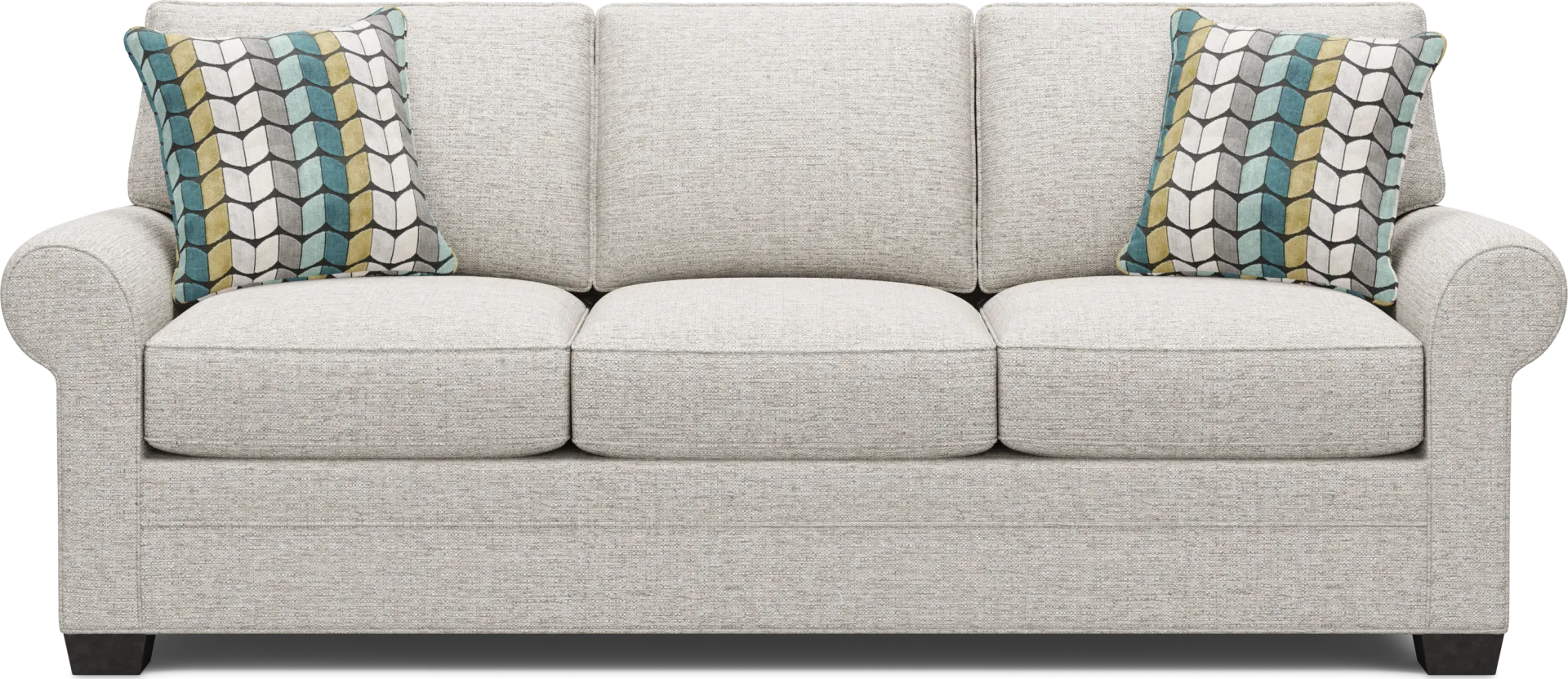 Bellingham Mushroom Textured Chenille 7 Pc Living Room - Image 2