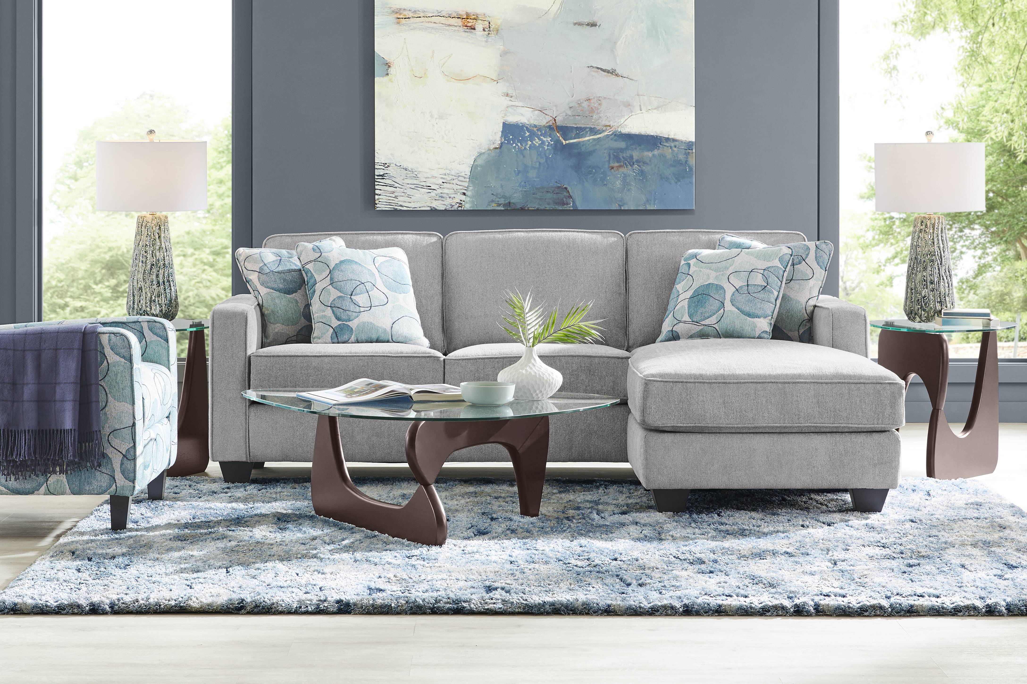 Alanis Bay Gray Sofa Chaise - Thumbnail - Image 2