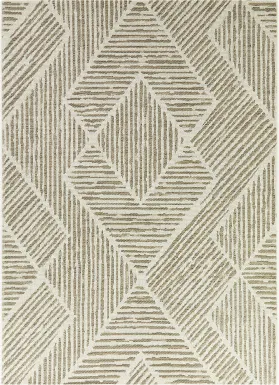 Simeon Tan 7'10 x 10' Indoor/Outdoor Rug