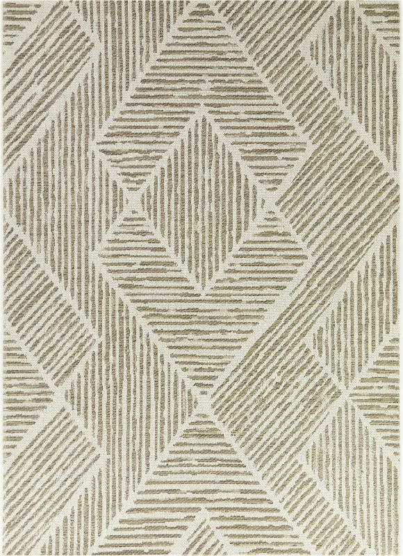Simeon Tan 7'10 x 10' Indoor/Outdoor Rug