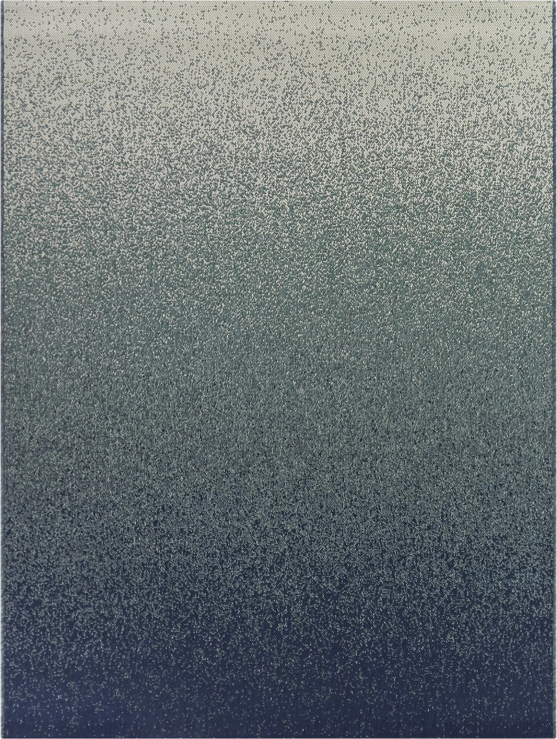 Midnight Fade Blue 7'10 x 10' Indoor/Outdoor Rug - Image 1