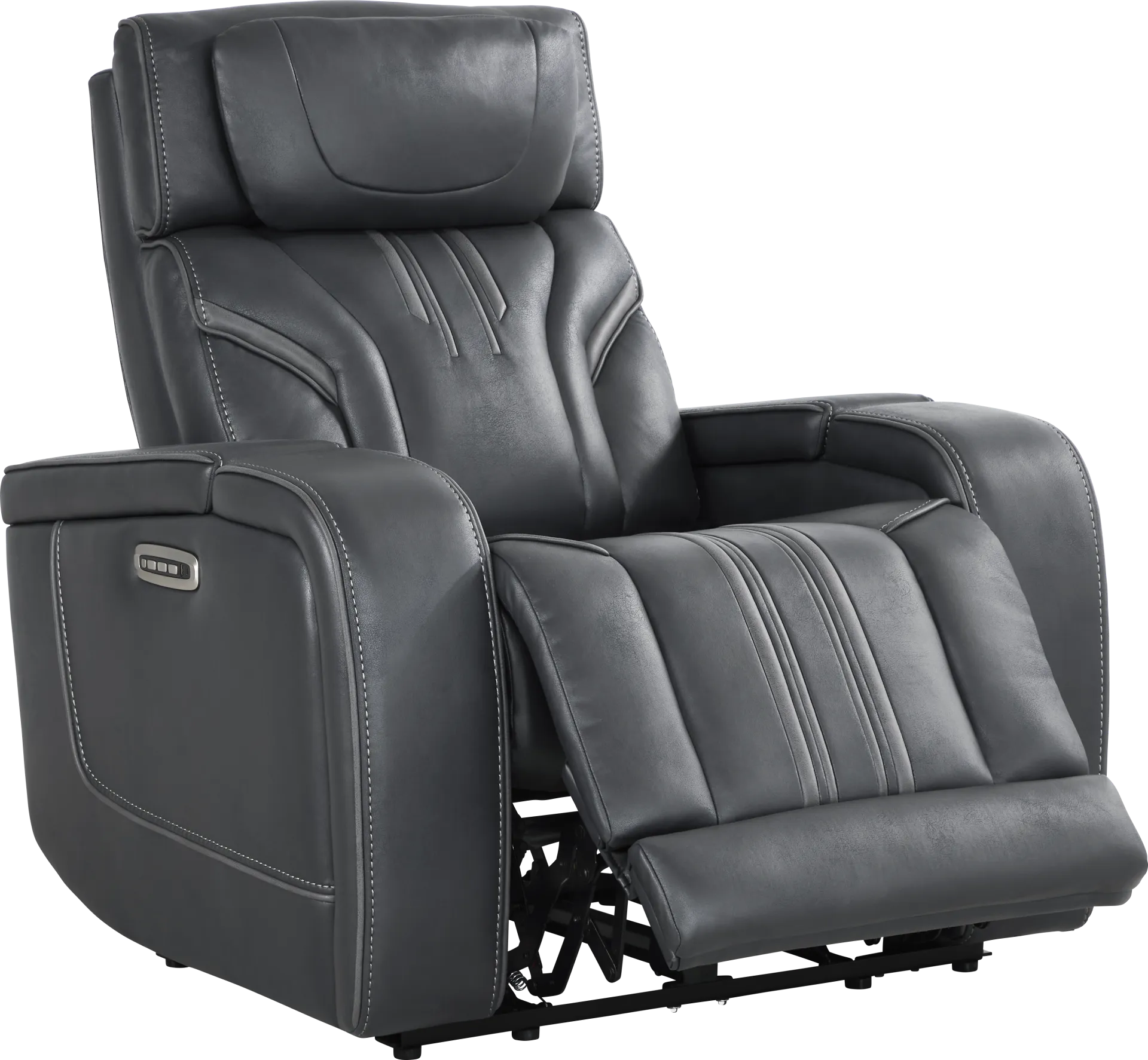 Southlake Navy Triple Power Recliner - Image 1