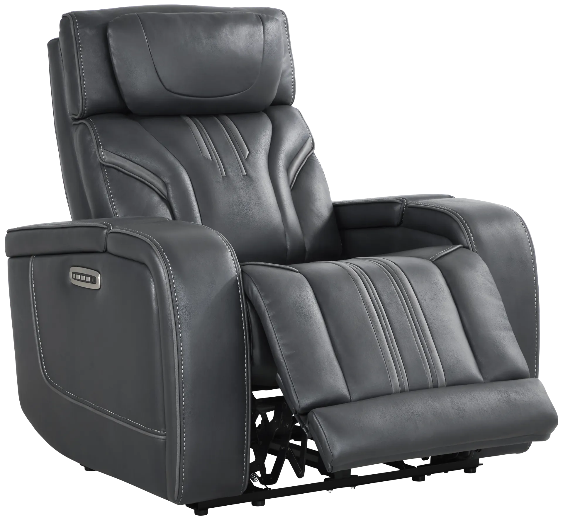 navy triple power recliner