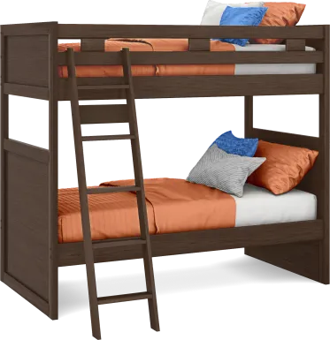 Ivy League 2.0 Walnut Twin/Twin Bunk Bed