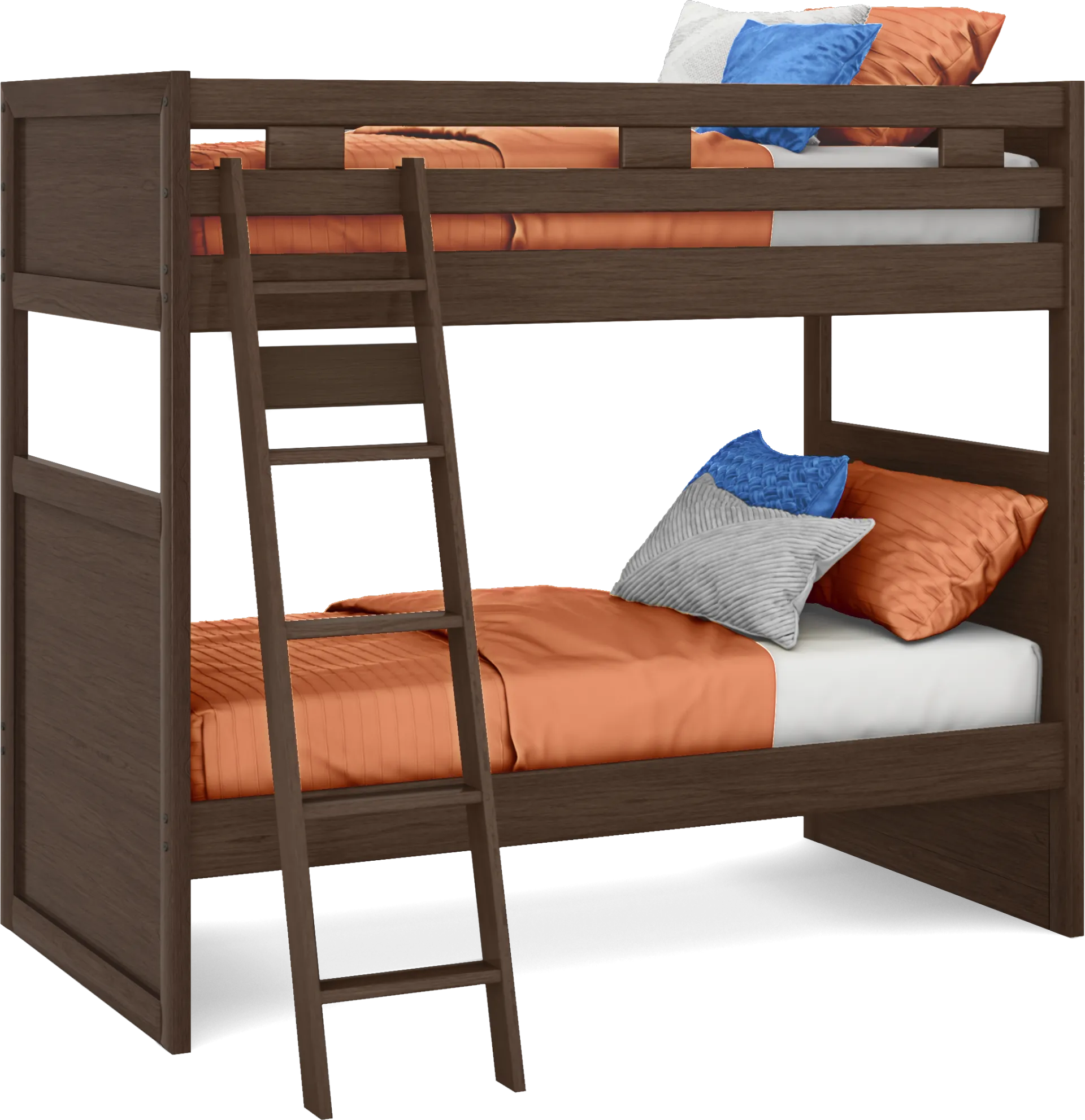 Ivy League 2.0 Walnut Twin/Twin Bunk Bed - Image 1
