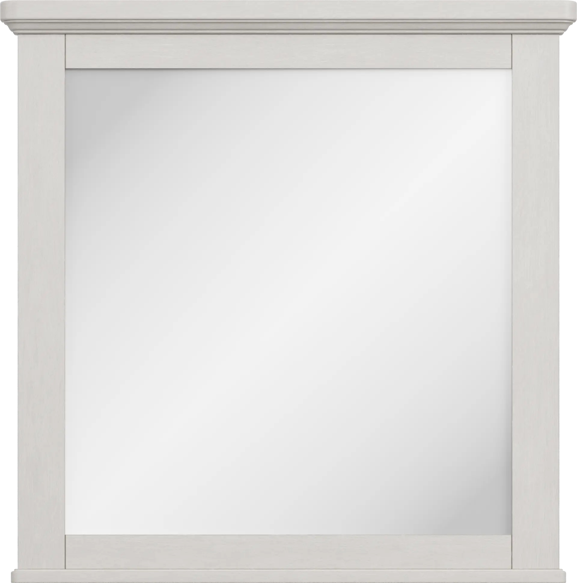Kids South Bend Washed White Mirror