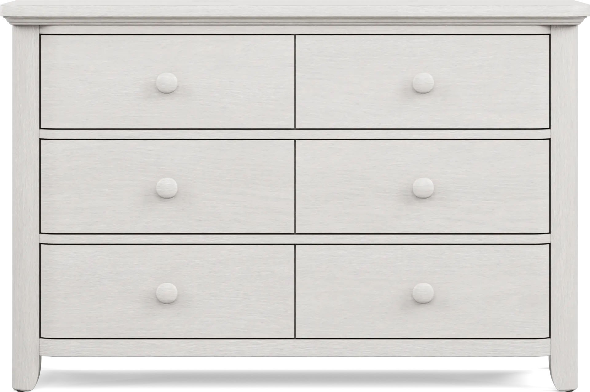 Kids South Bend Washed White Dresser