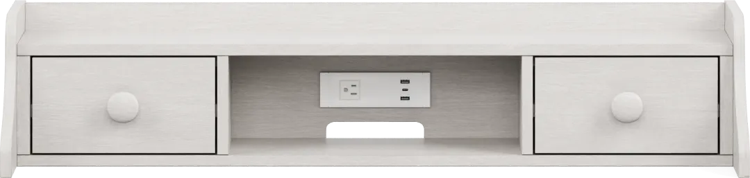 Kids South Bend Washed White Hutch