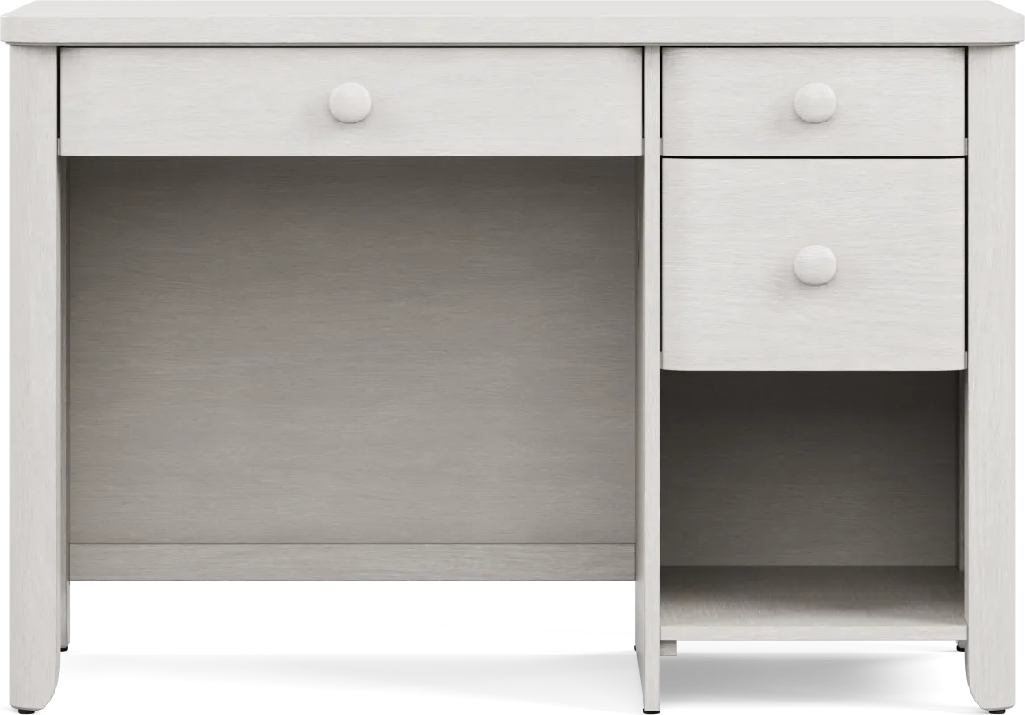 Kids South Bend Washed White Desk