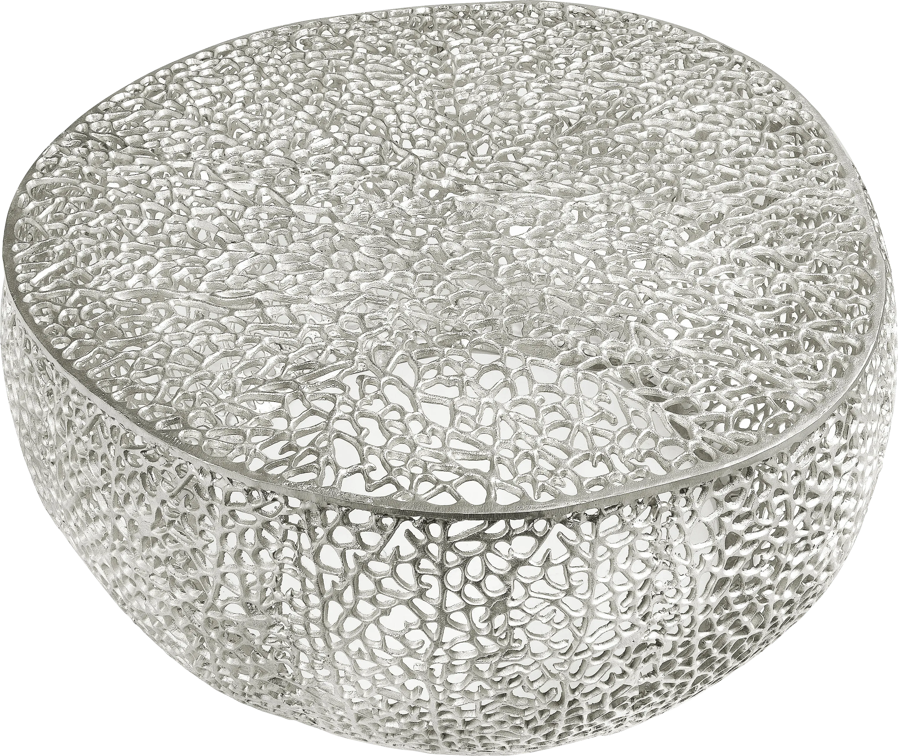 Carnellian Silver Cocktail Table - Image 1