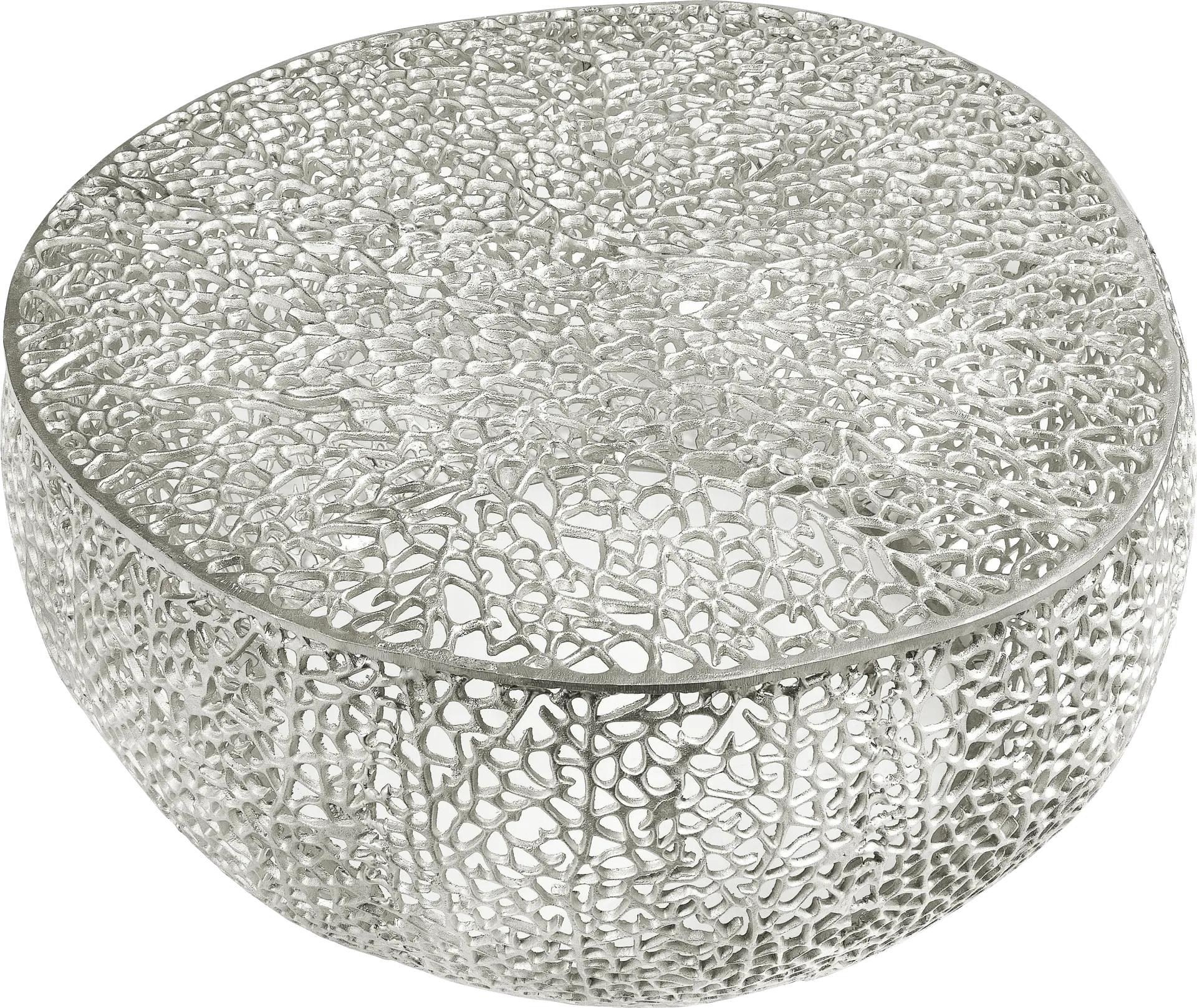 Carnellian Silver Cocktail Table - Image 1