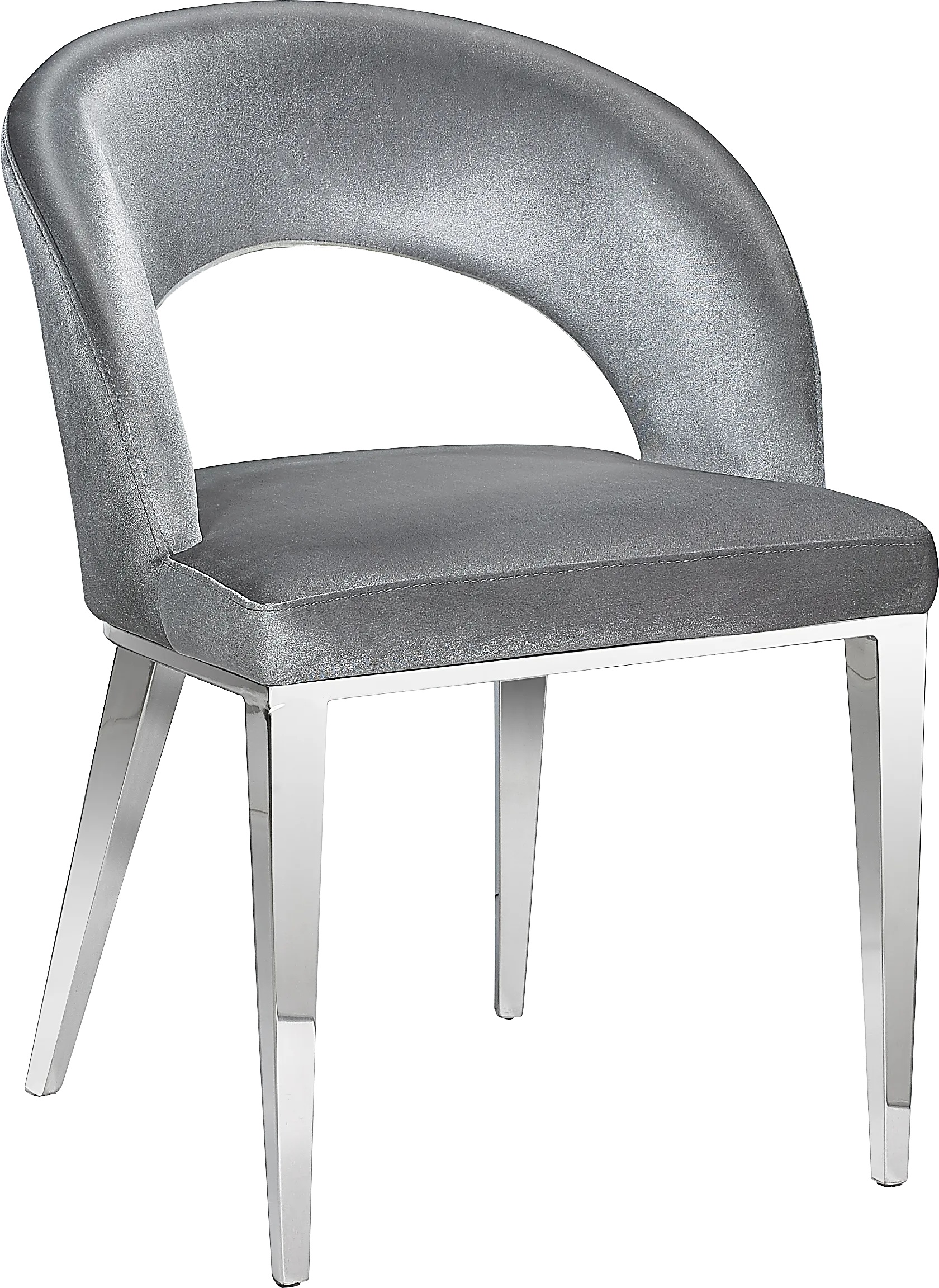 Ahern Gray Arm Chair - Image 1