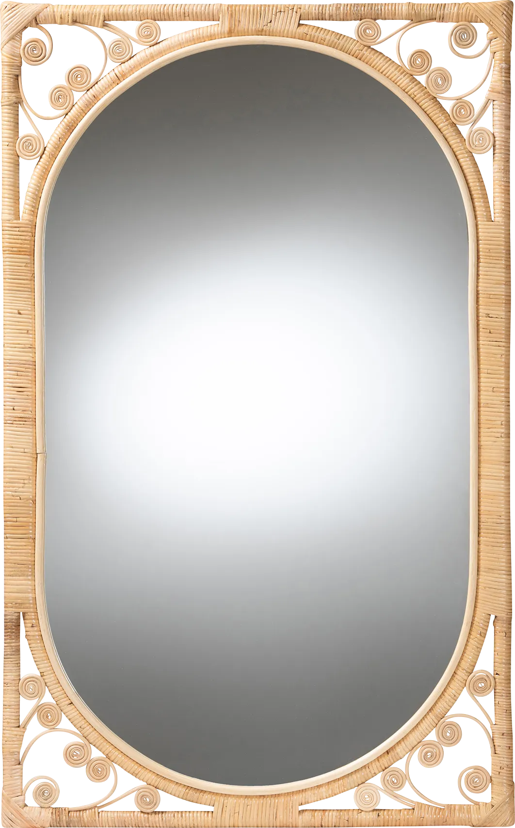 Maedrine Brown Mirror - Thumbnail - Image 1