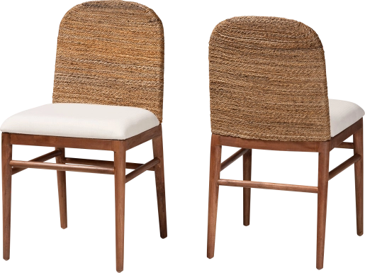 Krakue Brown Dining Chair, Set of 2