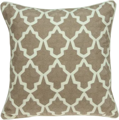 Aloin Beige Accent Pillow