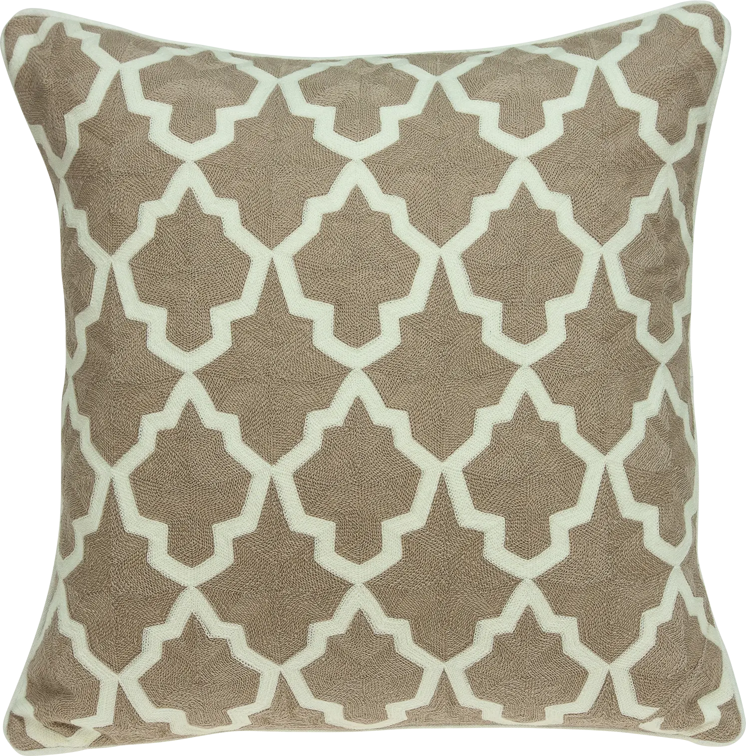 Aloin Beige Accent Pillow