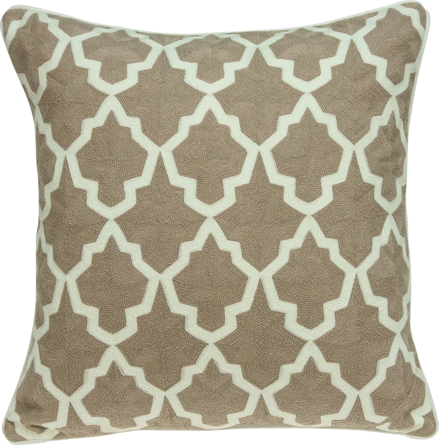 Aloin Beige Accent Pillow - Image 1