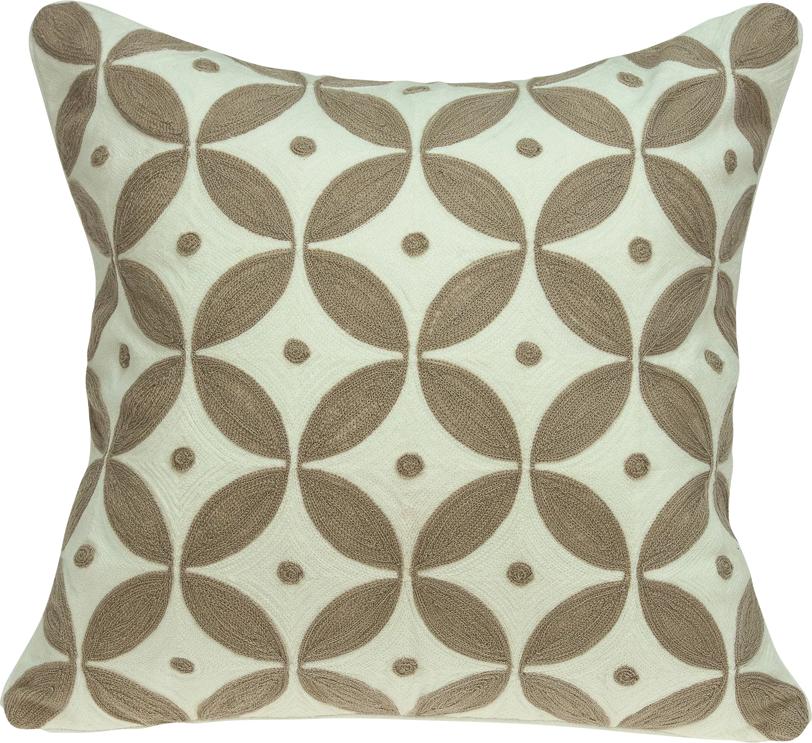 Aluino Beige Accent Pillow - Image 1