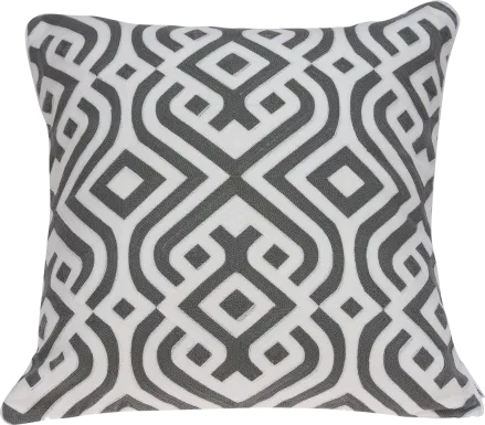 Jonita Gray Accent Pillow