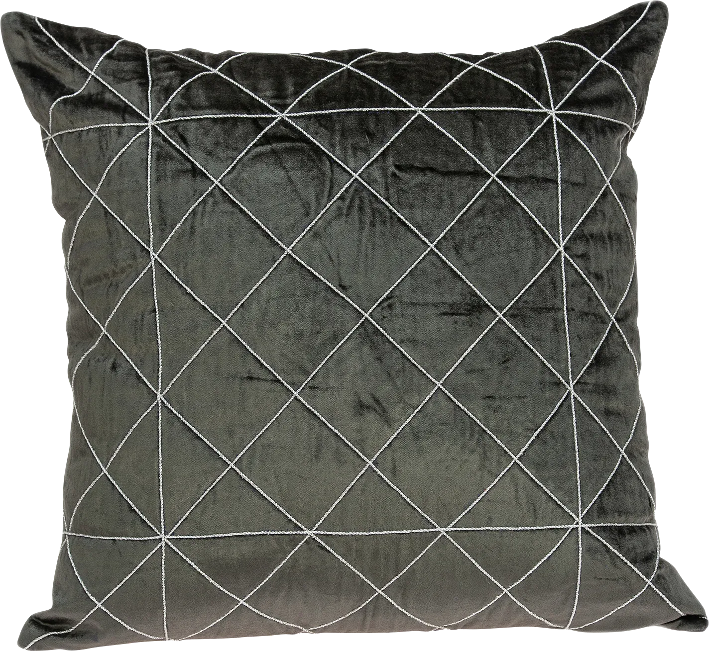 Donston Gray Accent Pillow - Image 1