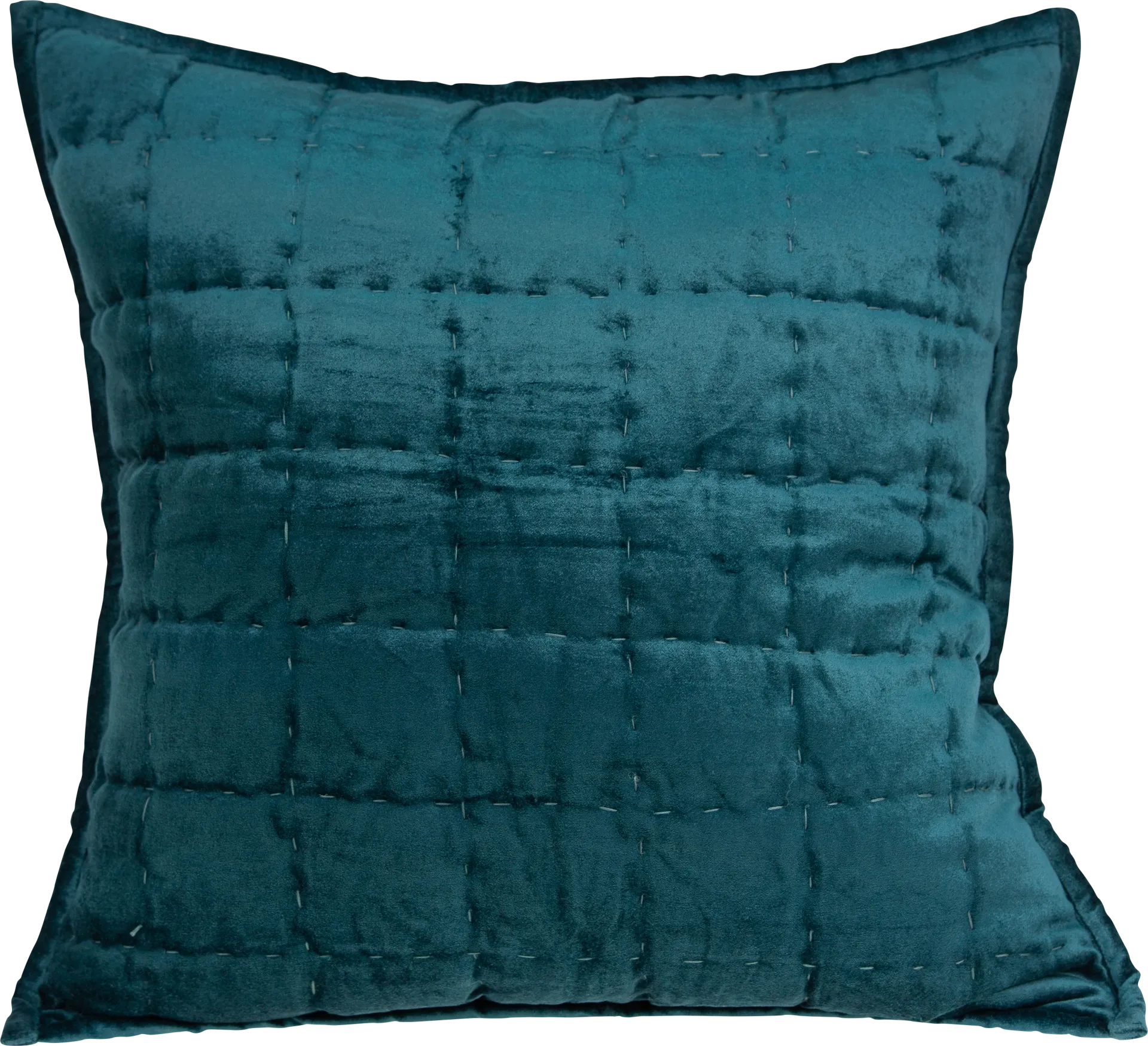 Ethelyn Teal Accent Pillow - Image 1