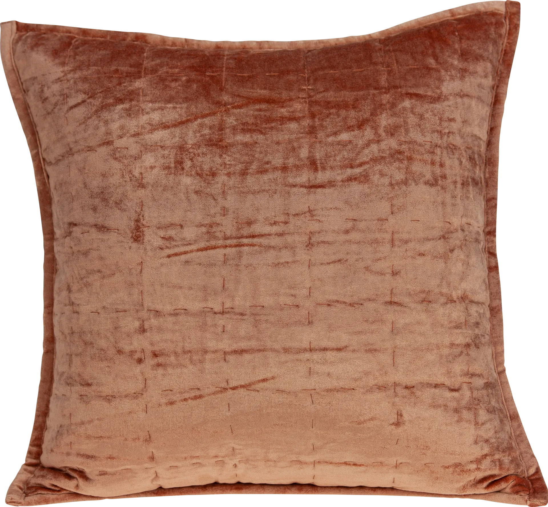 Ethelyn Orange Accent Pillow - Image 1