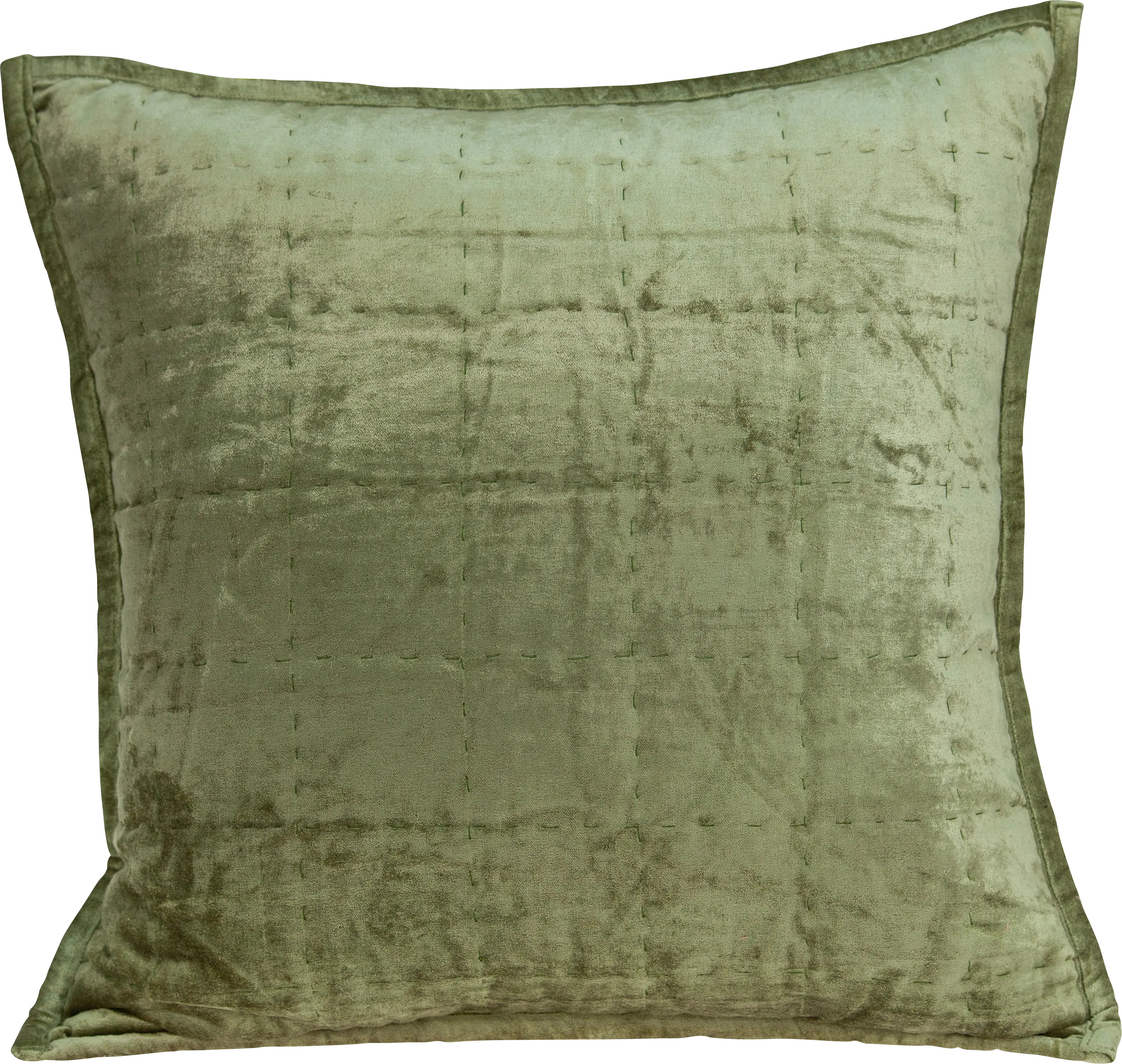 Ethelyn Olive Accent Pillow - Thumbnail - Image 1
