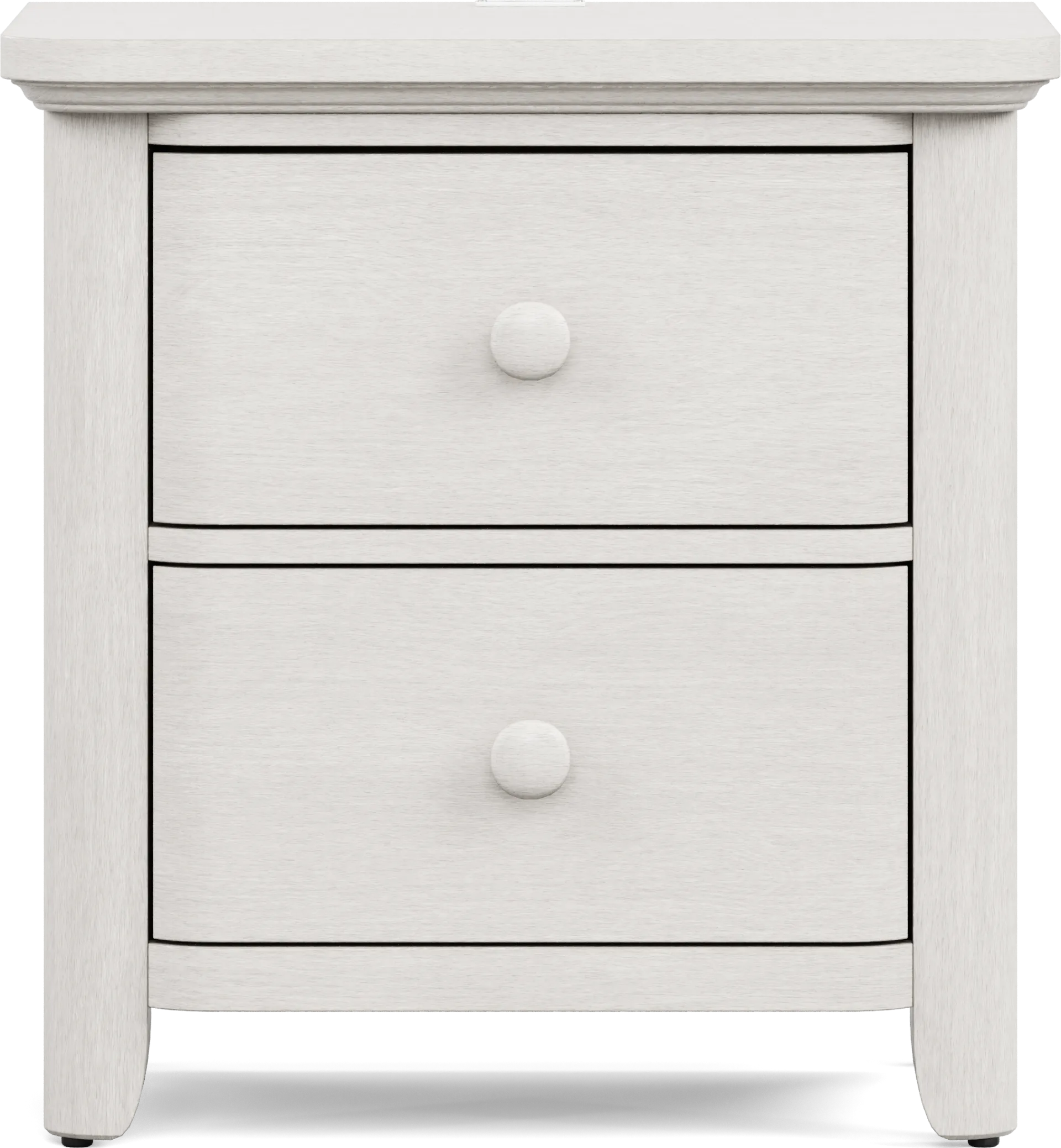 Kids South Bend Washed White Nightstand - Image 1