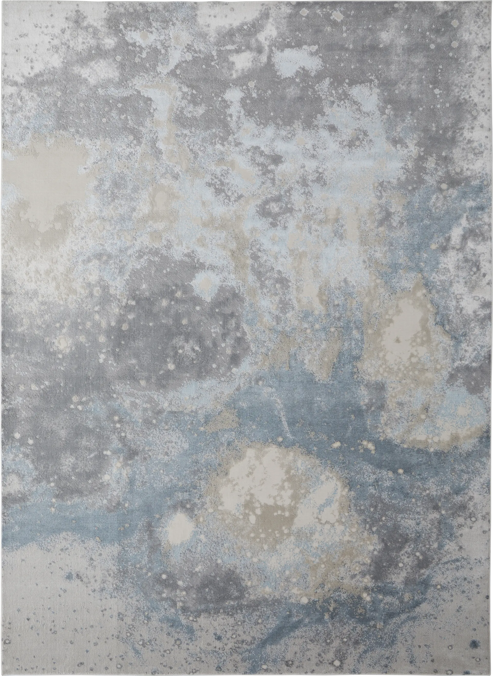 Vaves Blue 6'7 x 9'6 Rug