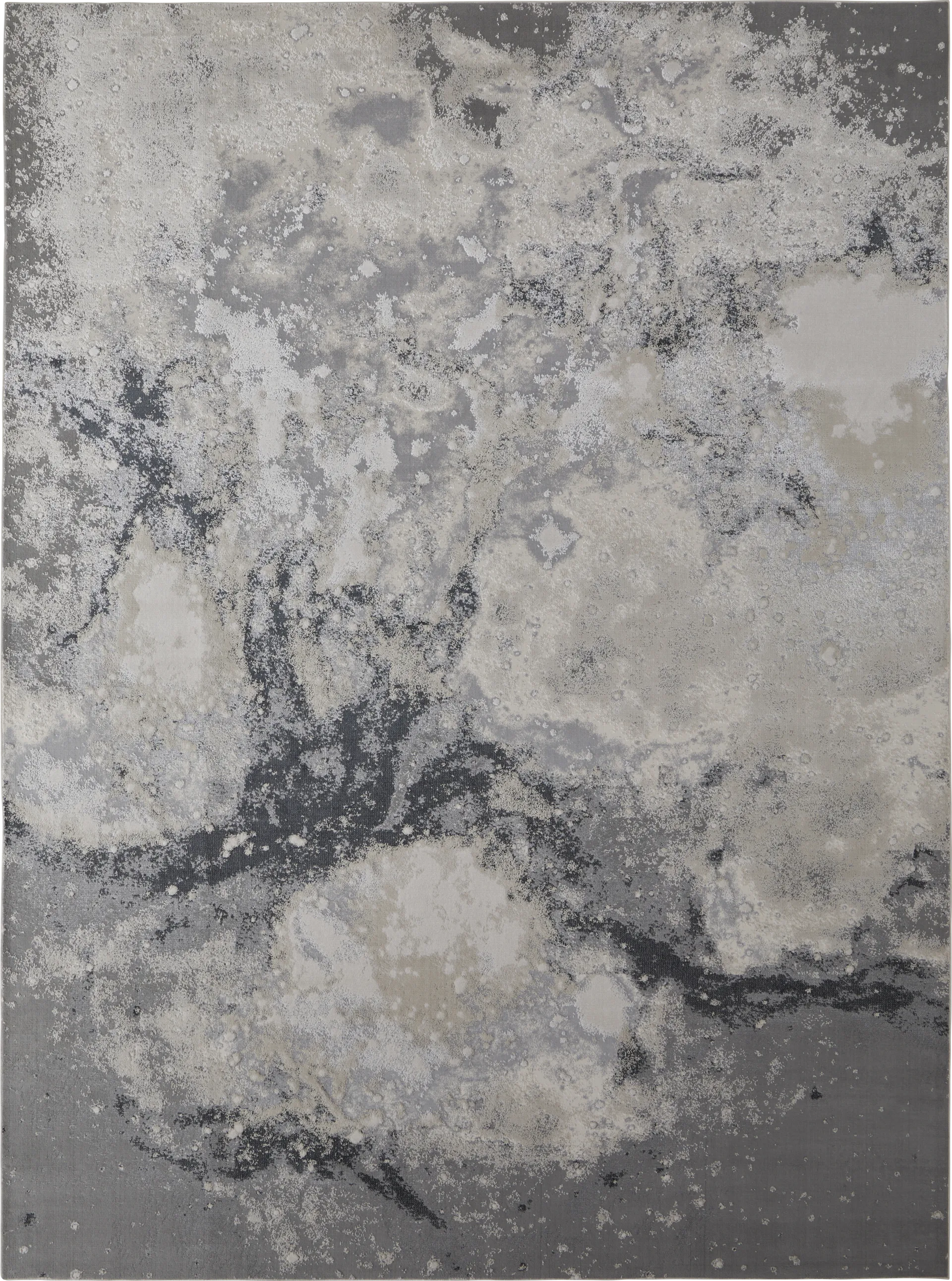 Vaves Gray 6'7 x 9'6 Rug - Image 1